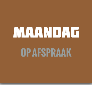 Maandag op afspraak